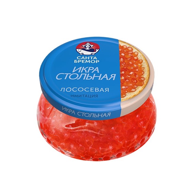 Salmon Caviar "Stolnaya" Imitation Pasteurized