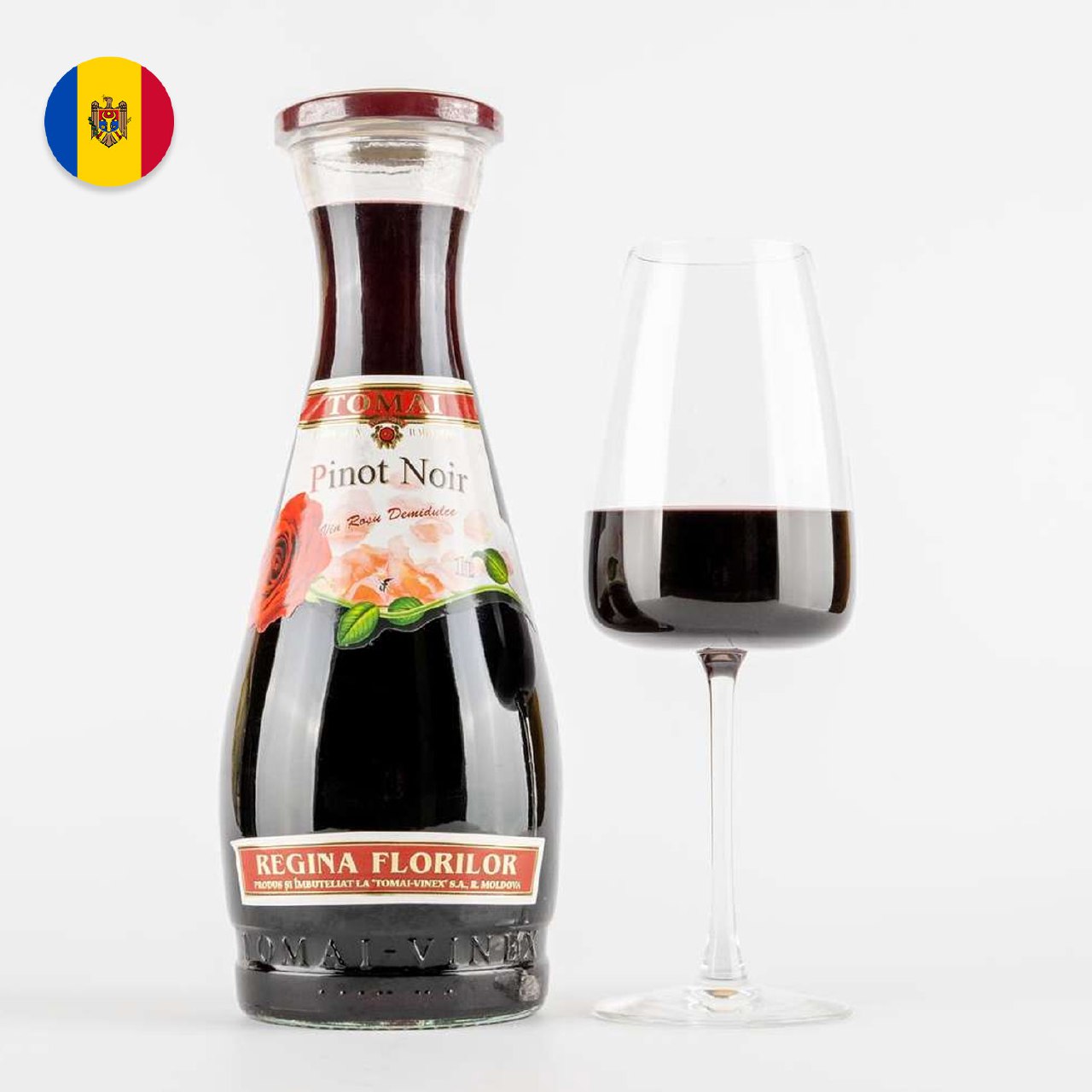 Wine red semi-sweet Pinot Noir